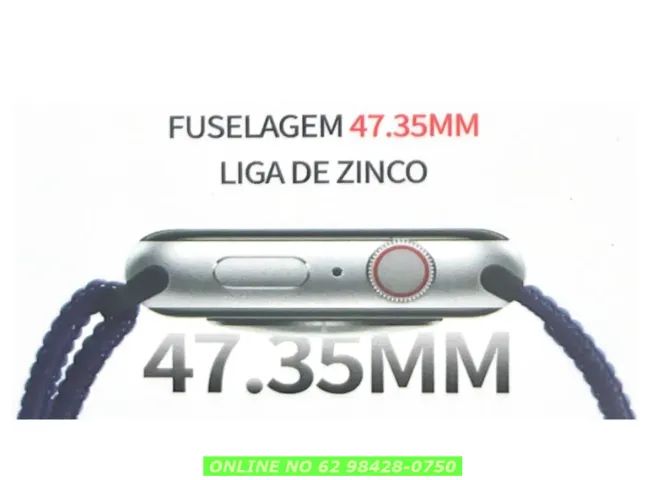 Smartwatch Relógio Inteligente 47,35mm 7 Pulseiras Revenger - Foto 5