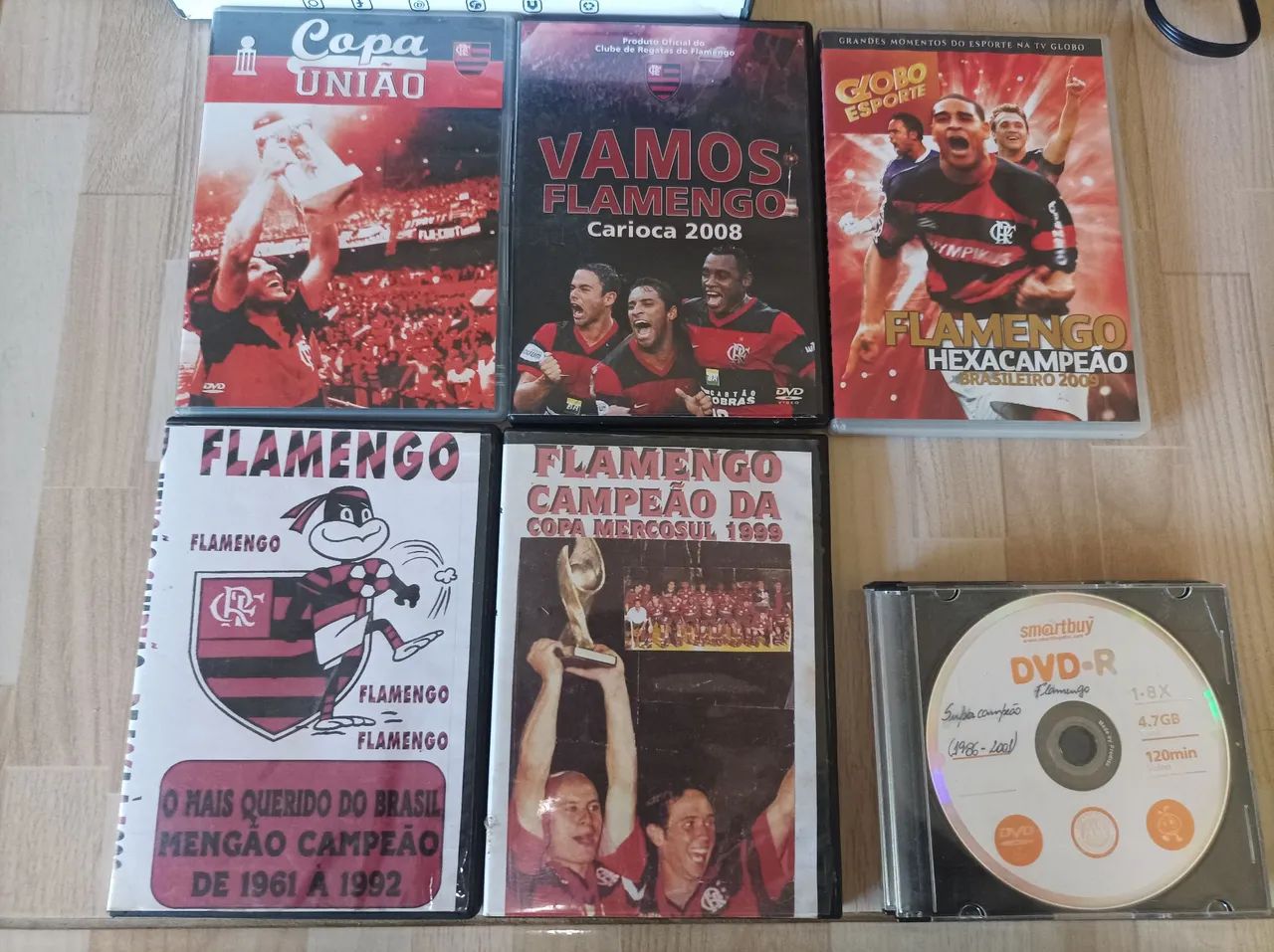 DVD Player + lote DVDs do Flamengo + adaptador hdmi - Foto 2