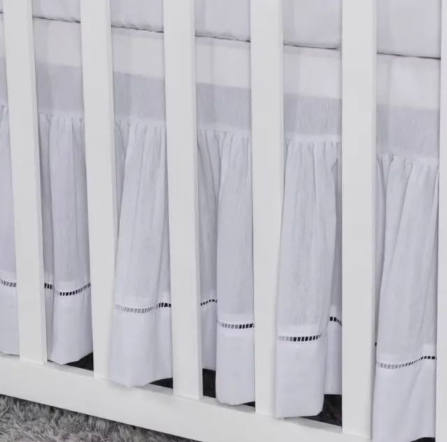 Saia para berço branca - Foto 2