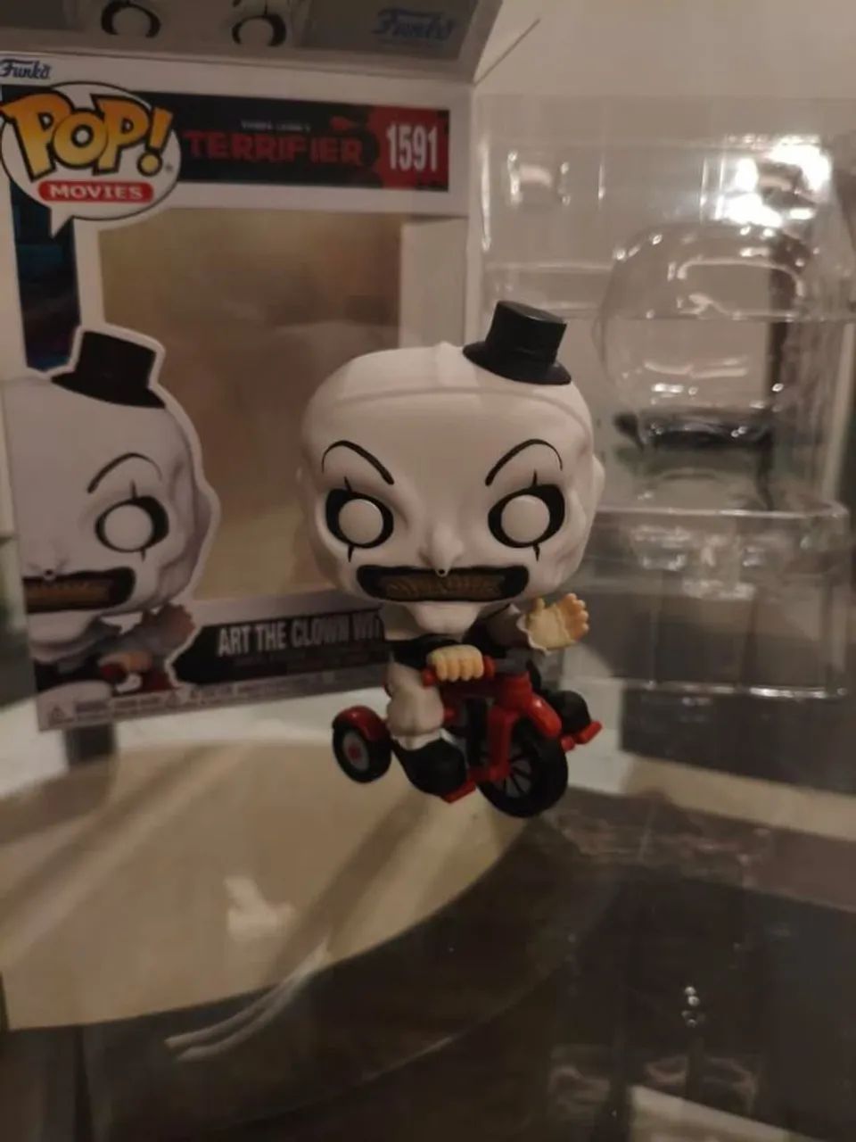 Funko pop Terrifier Art the clown With bike - novo e original - Foto 4