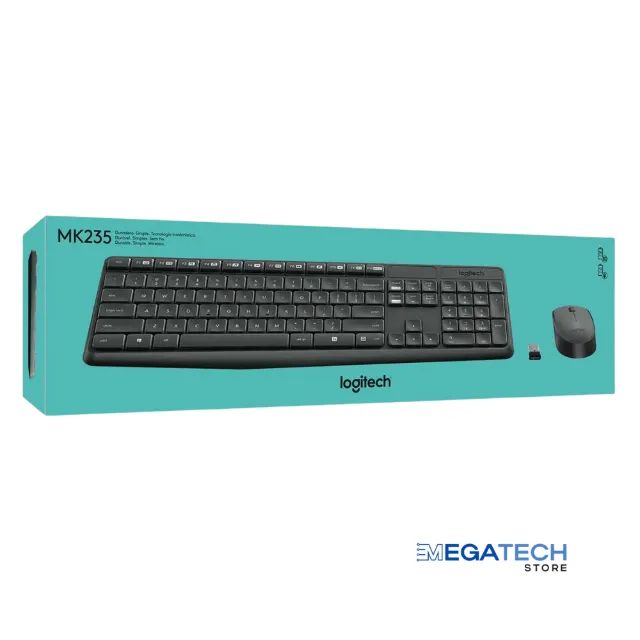 Combo Teclado e Mouse Logitech MK235 - Foto 2