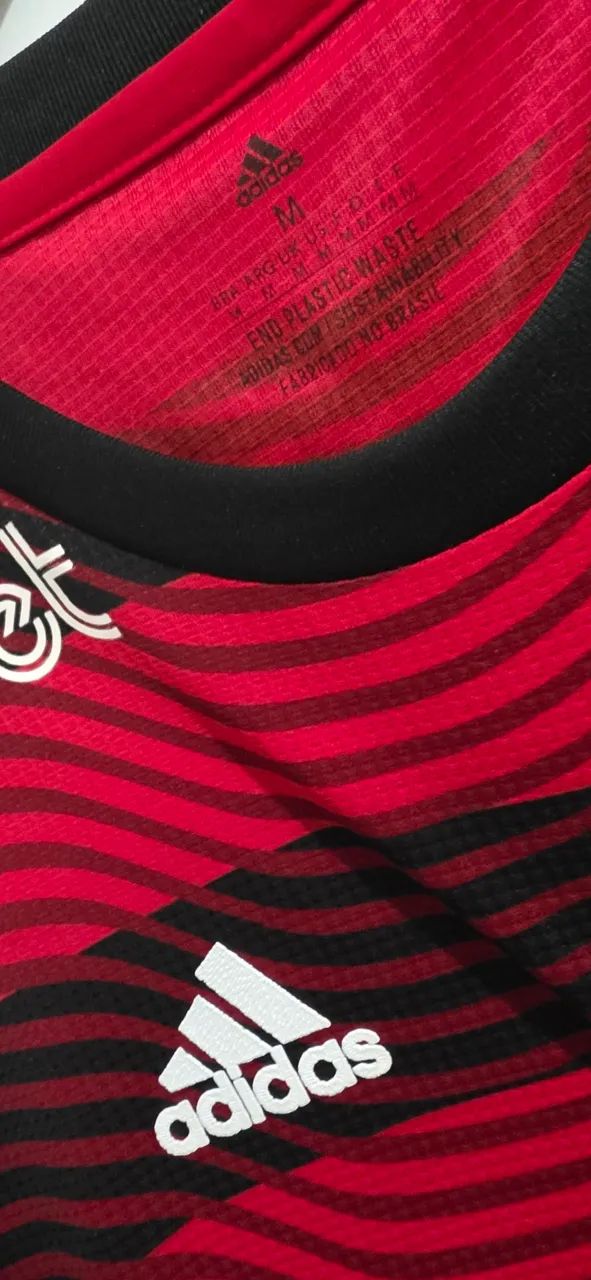 Camisa flamengo Willian Arão de jogo 2022 M adidas  - Foto 3