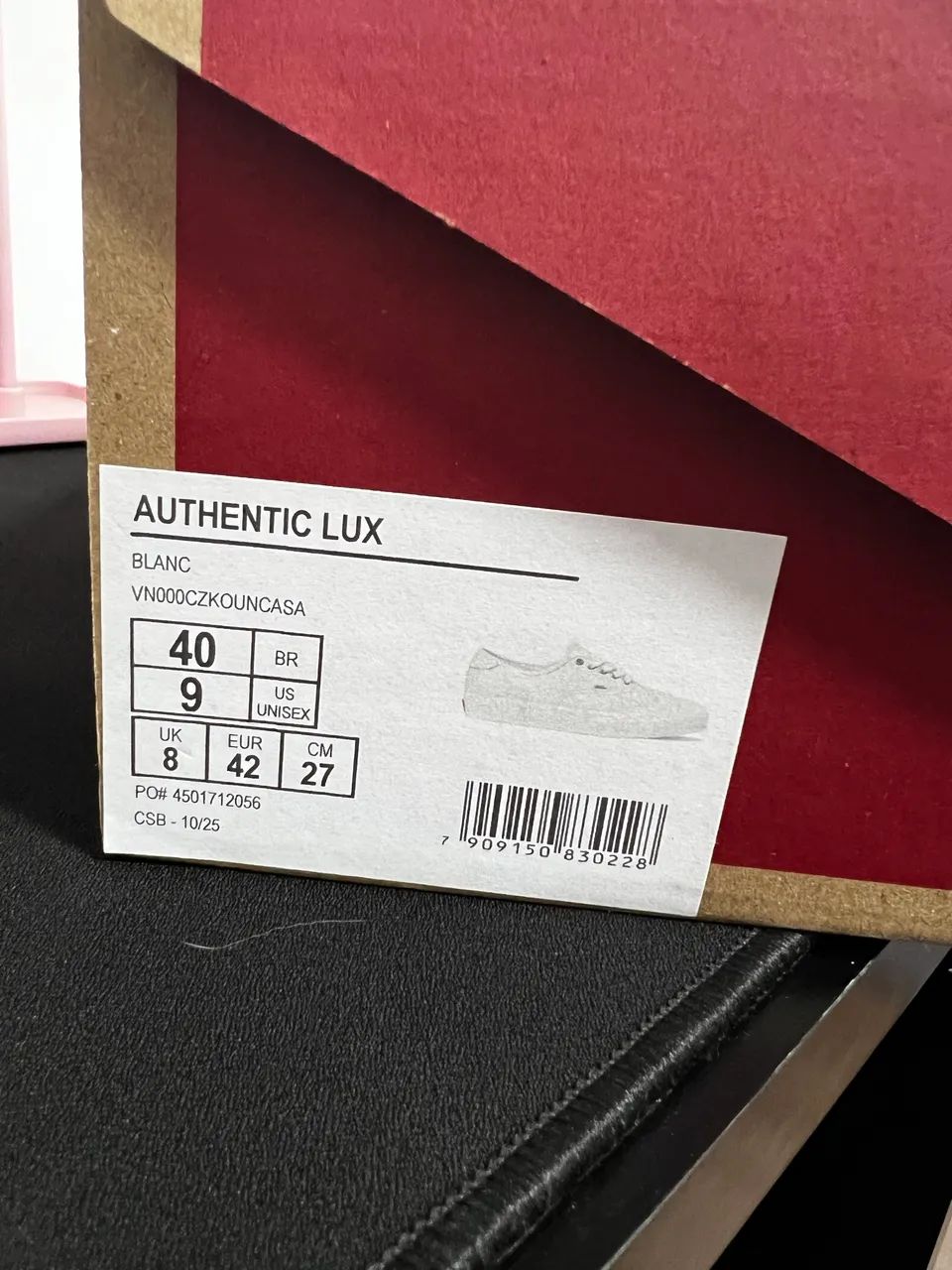 TÊNIS VANS AUTHENTIC BLANC - 40 - Foto 5