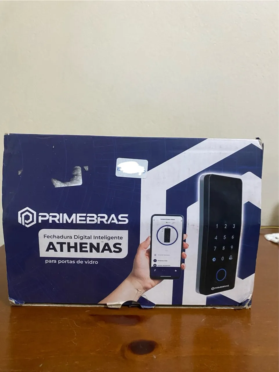 Fechadura Digital Inteligente ATHENAS para portas de vidro