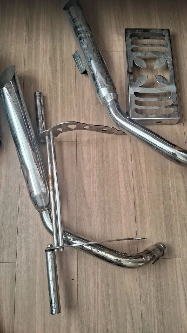 Shadow 600 - Escapamento Esportivo / Protetor de Radiador /  Sissiibar / Mata cachorro