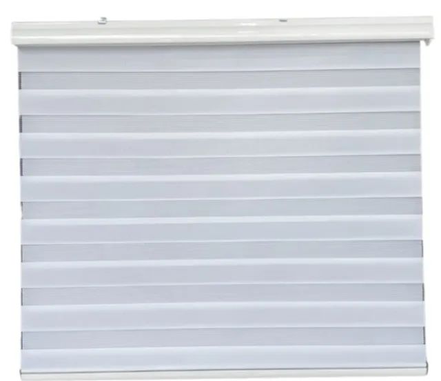 Persiana Rolô Duplo tipo Zebra Rainbow Double Vision 1,40 x 1,60