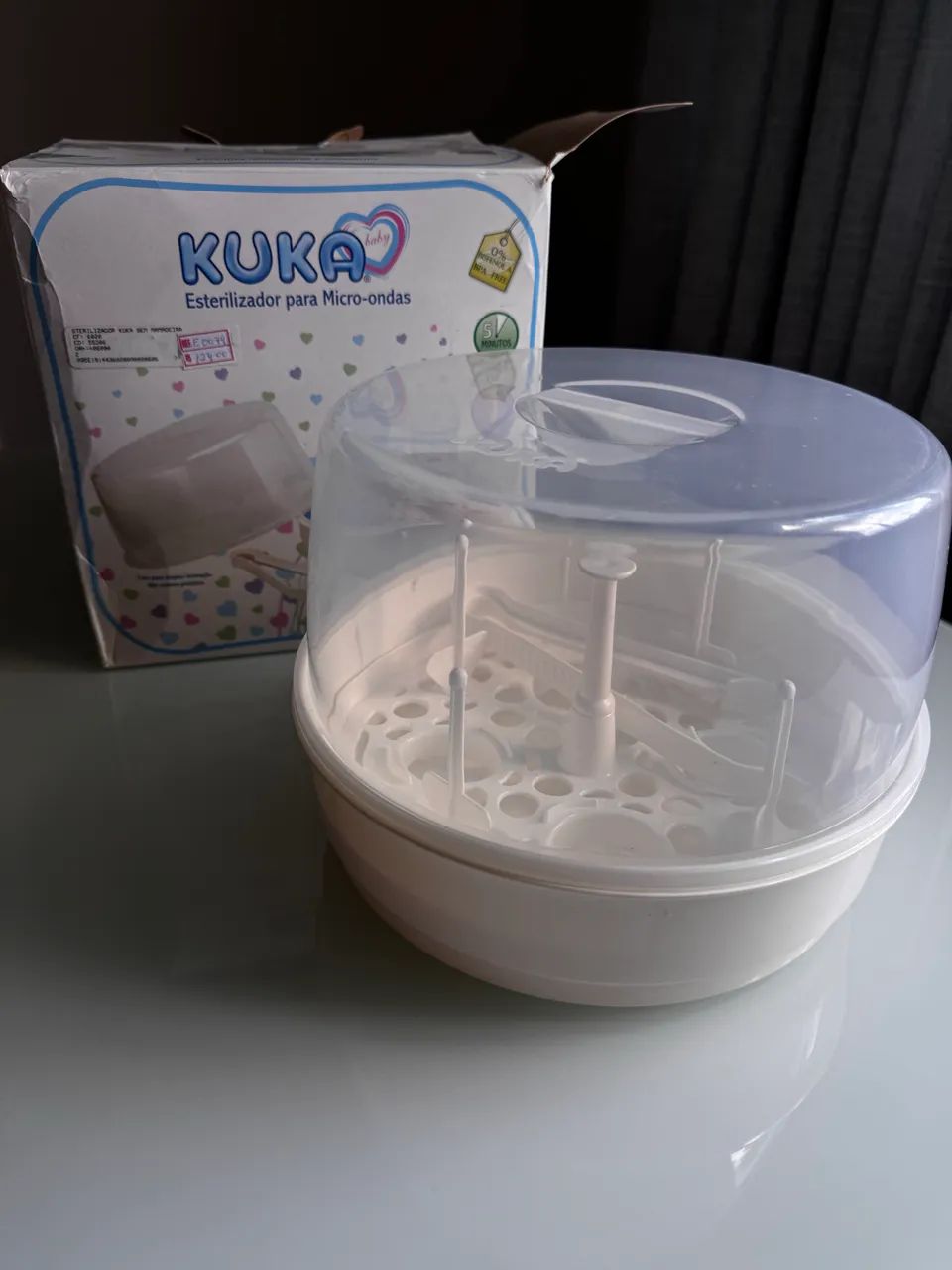 Esterilizador mamadeira para microondas  - Foto 4