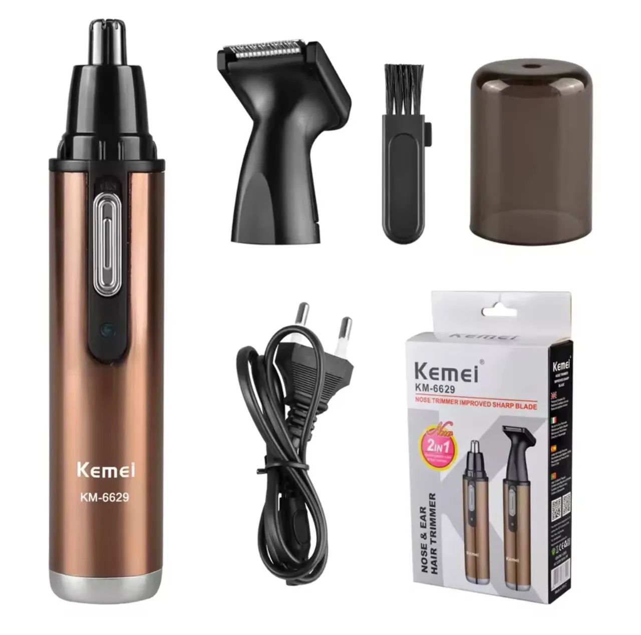 KEMEI 6629 - Aparador de Pêlos/ 2 em 1 