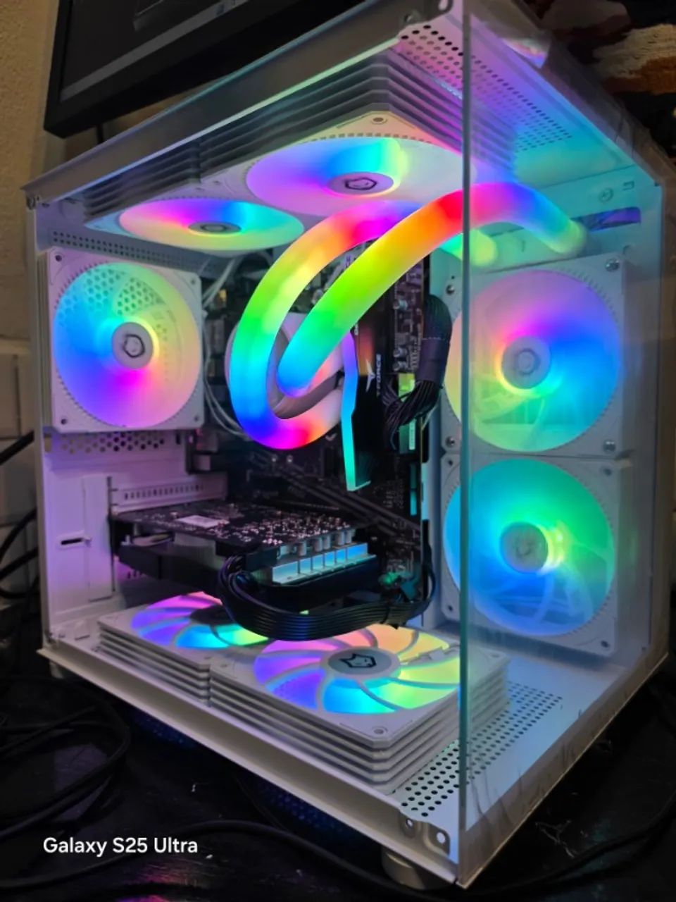 PC Gamer Ryzen5 com Placa de Vídeo 500GB SSD 16GB RAM RGB
