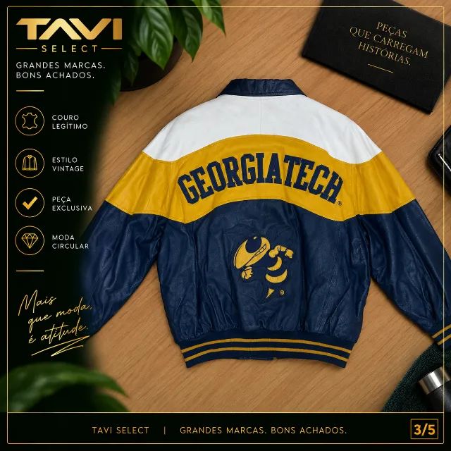Jaqueta Vintage Georgia Tech - Foto 2
