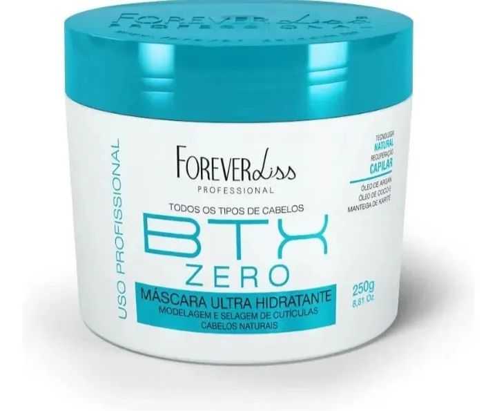 Máscara Volume Zero Sem Formol Forever Liss 250g