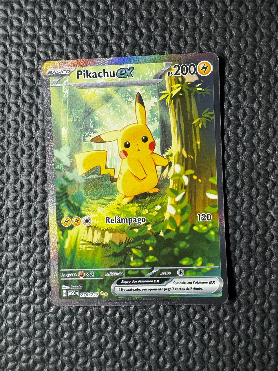 Carta Pokémon Pikachu ex 276/217 - Foto 3