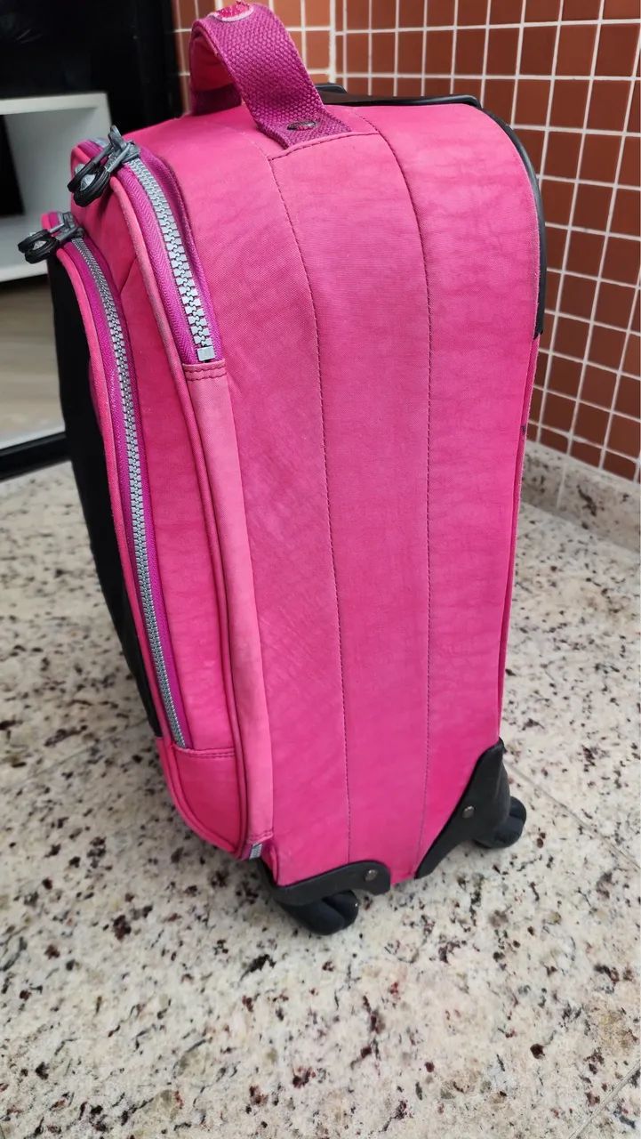 Mala Kipling Rosa Original - 10 kg - Foto 4