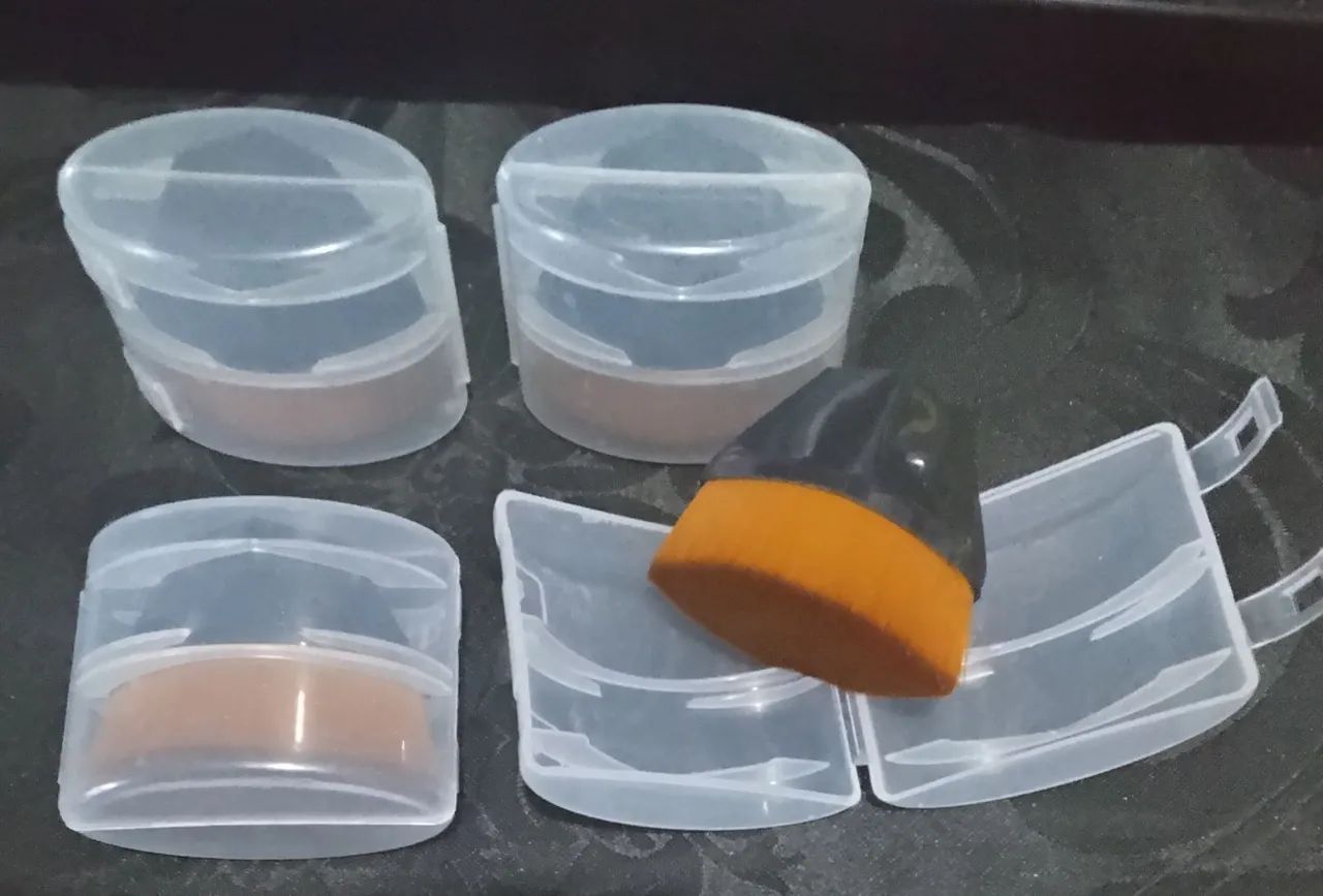 4 Pinceis hexágono adequado para base