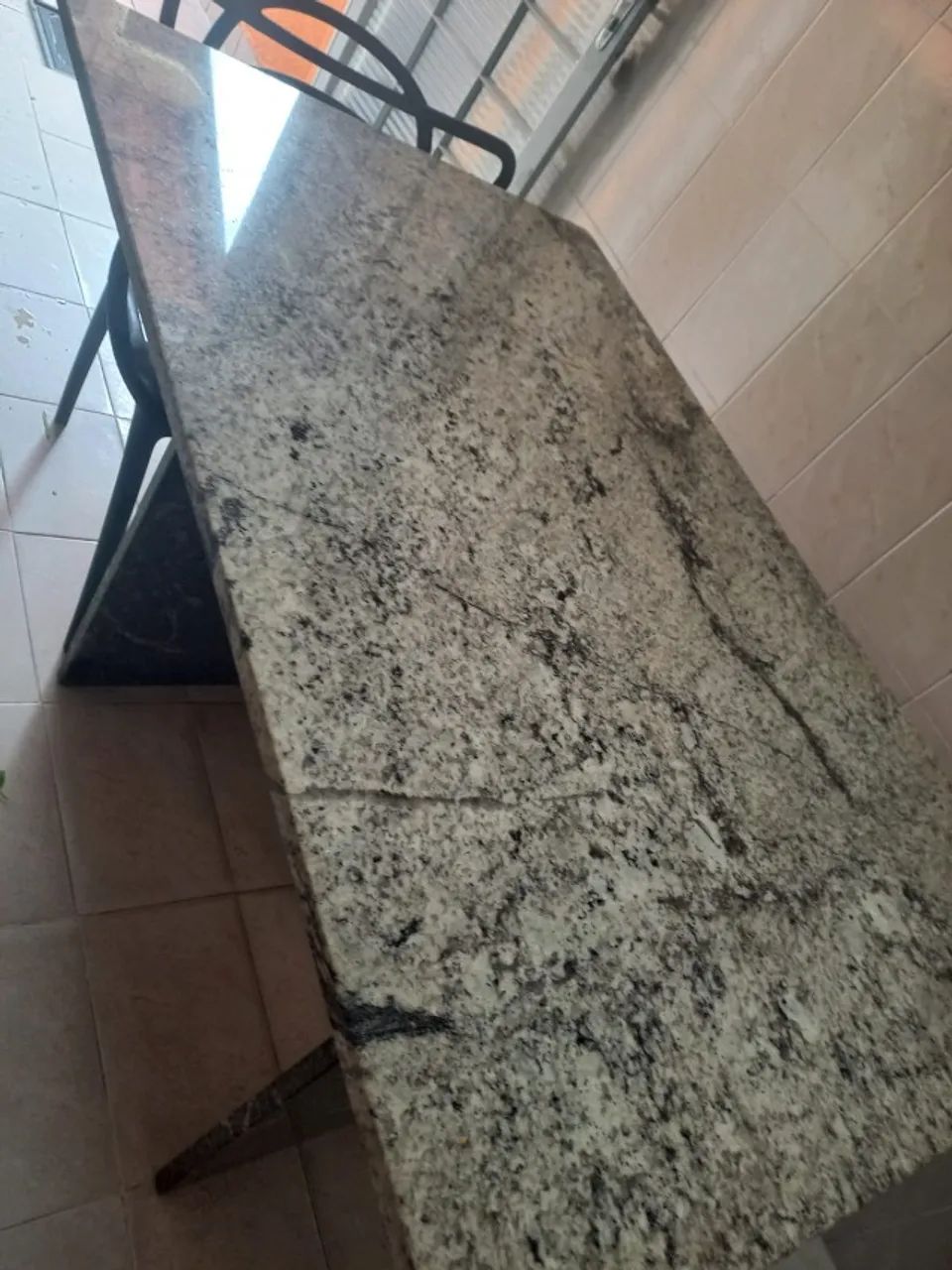 Mesa de Mármore Para Cozinha 120x75cm - Foto 3