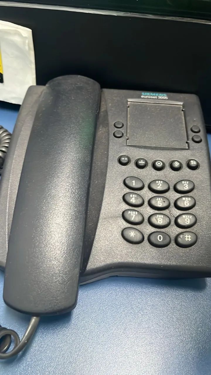 Telefone de mesa com fio