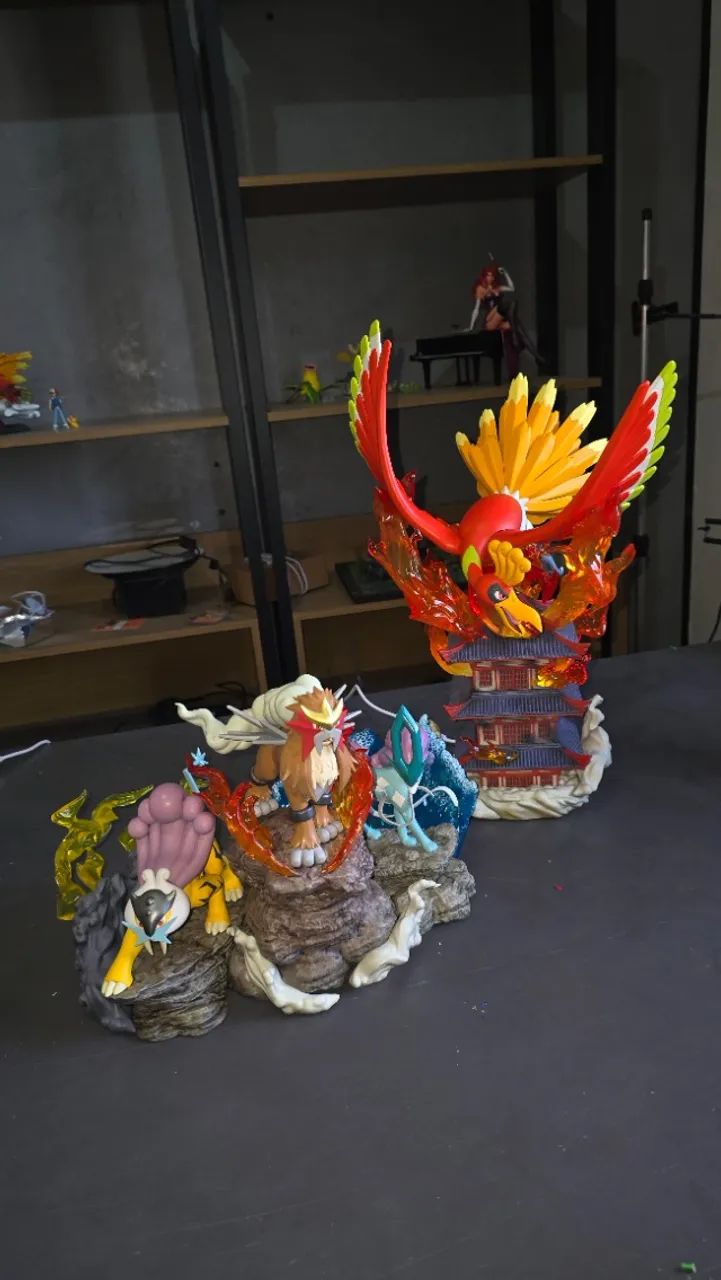 Diorama Ho-oh E Feras Lendarias - Tullio - Foto 2