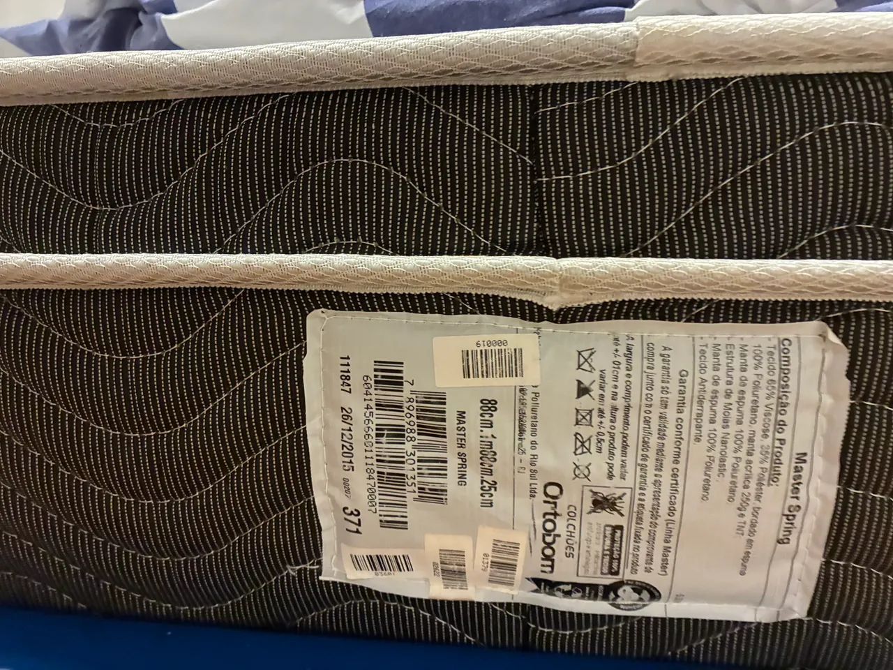 Colchão ortobom de solteiro. Top de linha - Foto 3