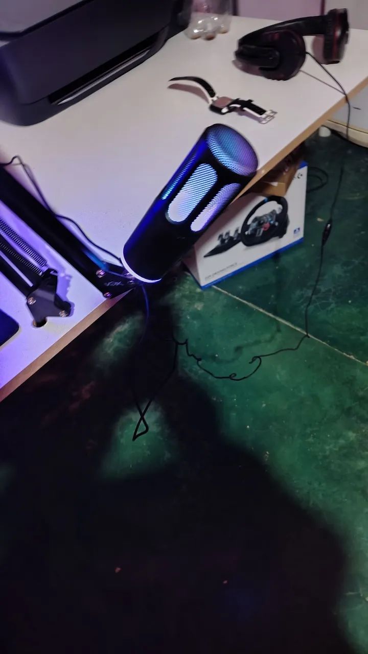 Microfone gamer+suporte  - Foto 4