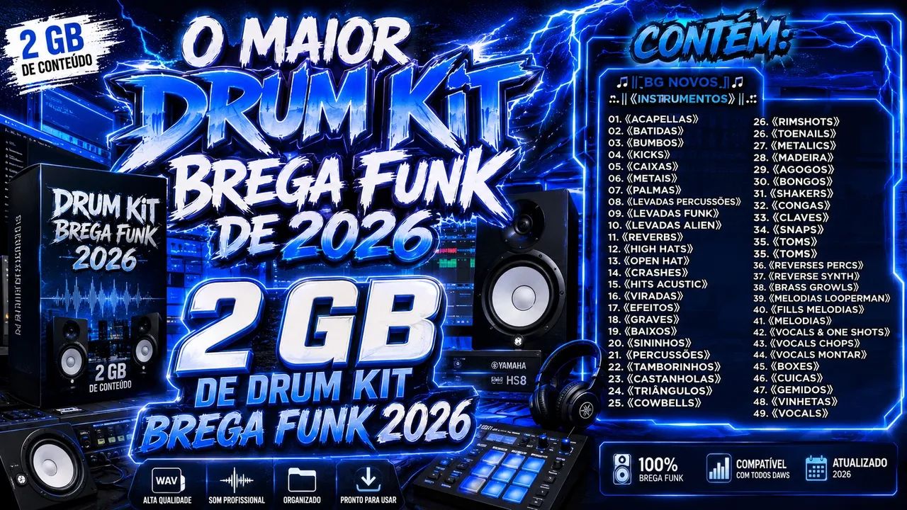 DRUM KIT BREGA FUNK 2026 / 2027