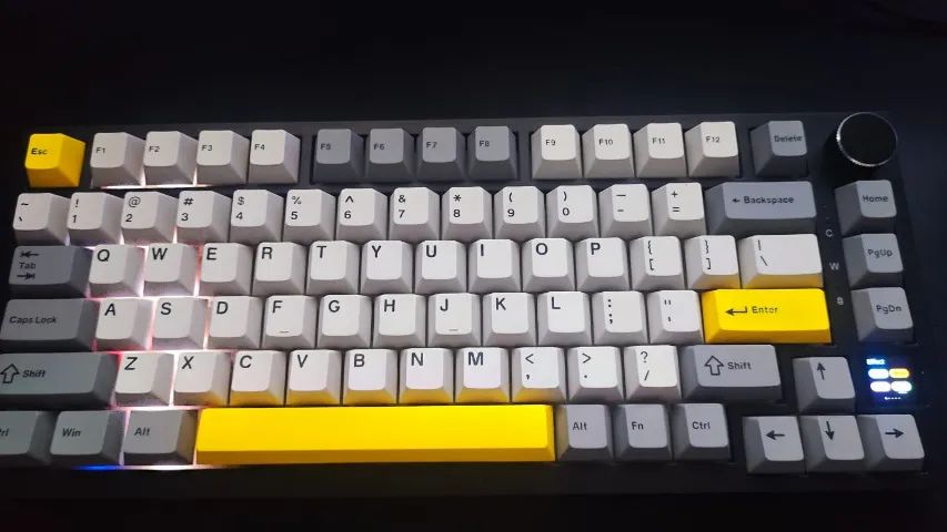 Teclado Ajazz AK820 pro 75% com tela TFT  - Foto 5