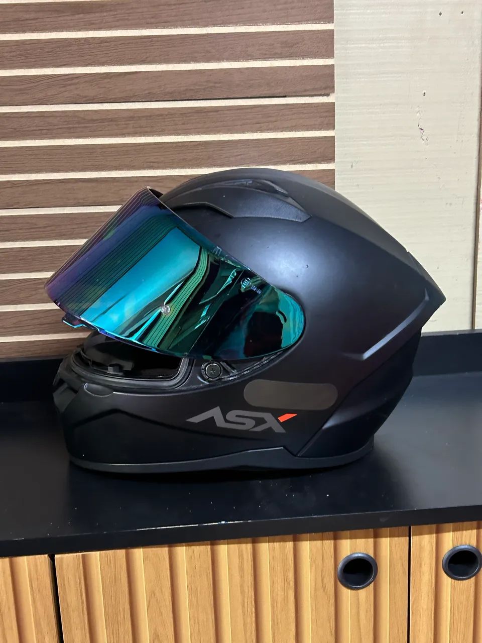 Capacete ASX City Preto Fosco 