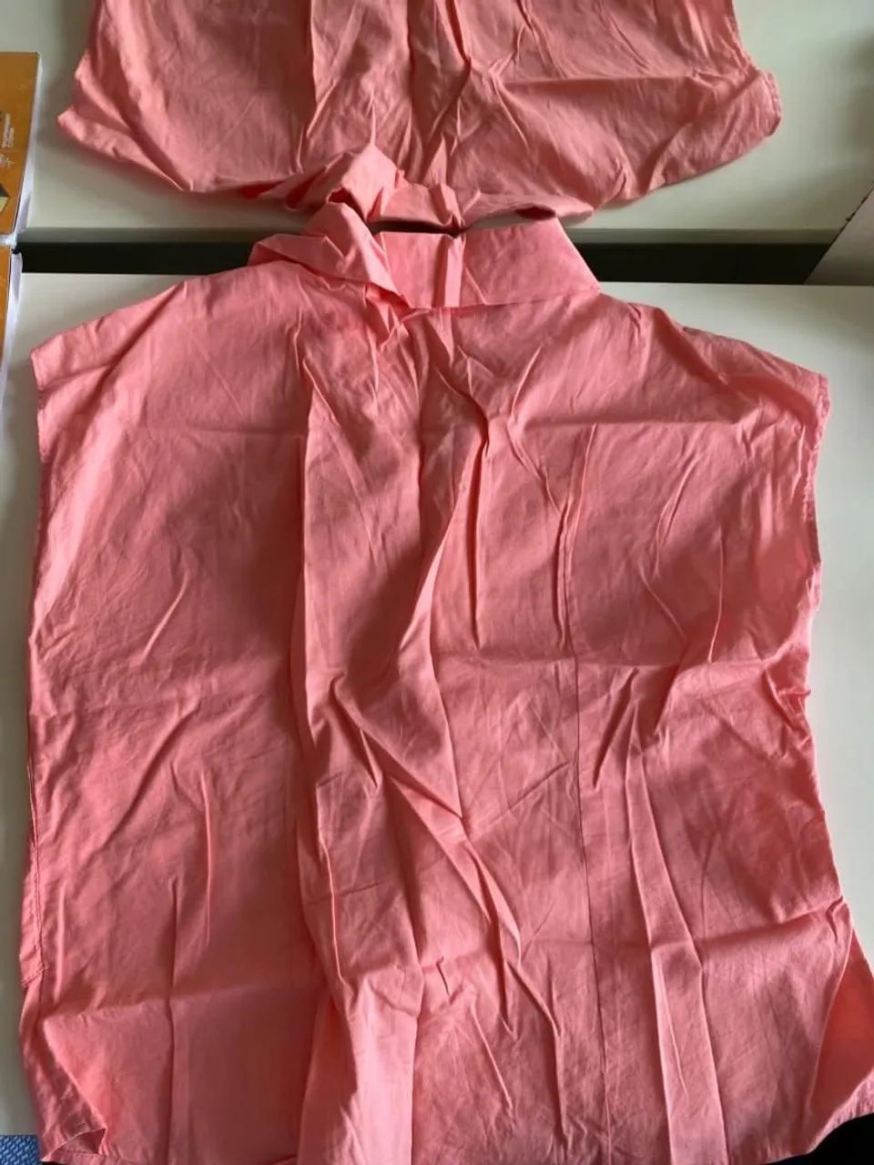 Blusa rosa de botão  - Foto 2