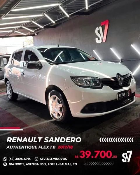 Renault Sandero Authentique Flex 1.0 12V 5P 2018