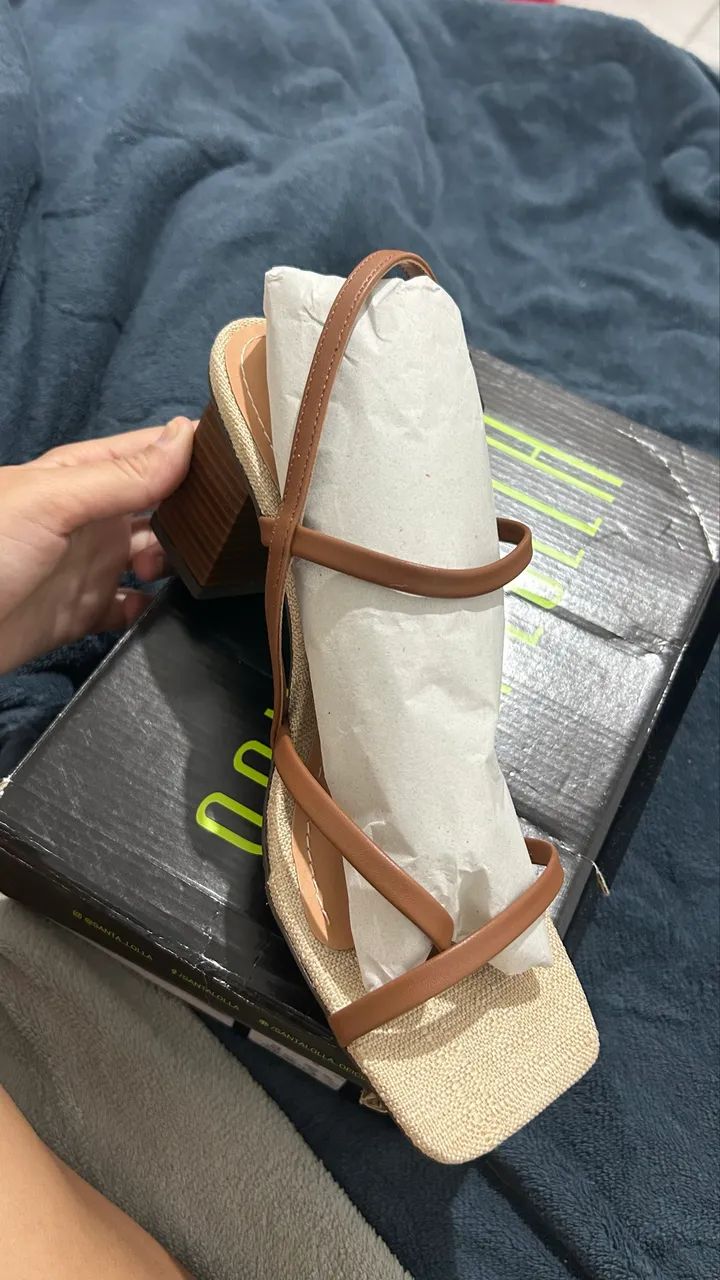 sandália SANTA LOLLA nunca usada - Foto 3