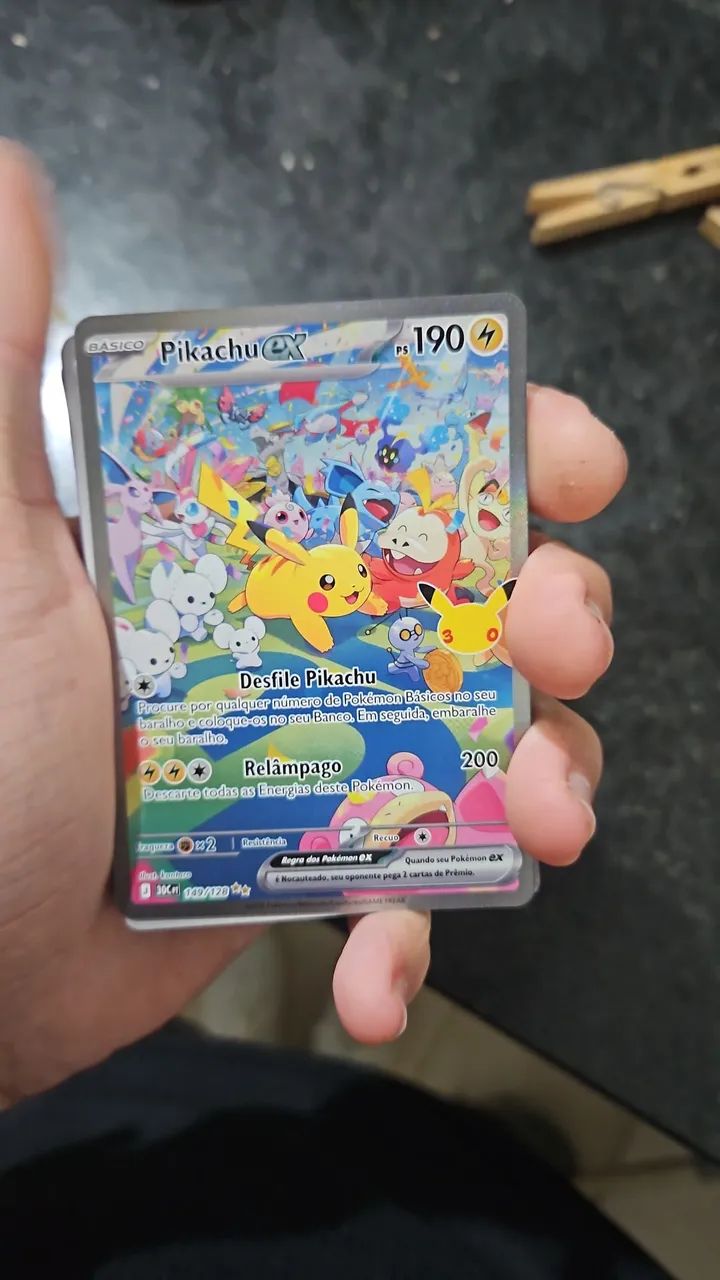 Pikachu ex coleção 30 anos  - Foto 2
