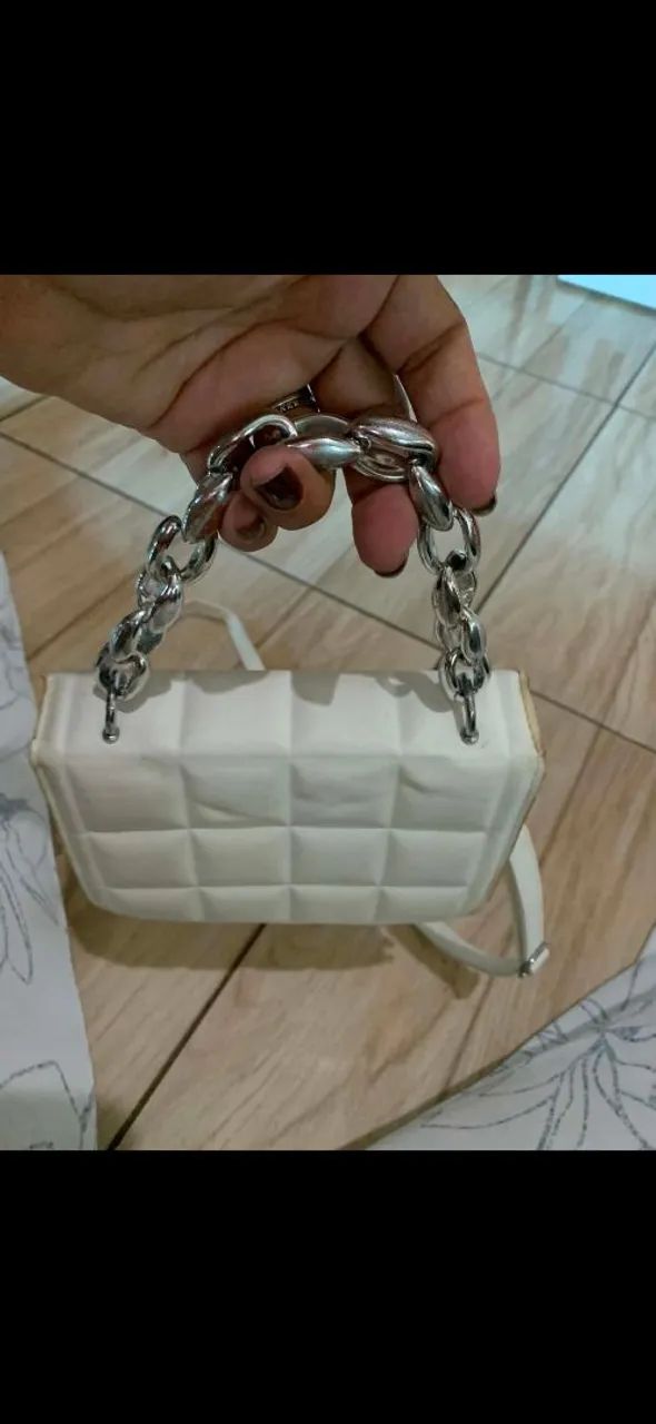 Bolsa off White correntes  - Foto 2