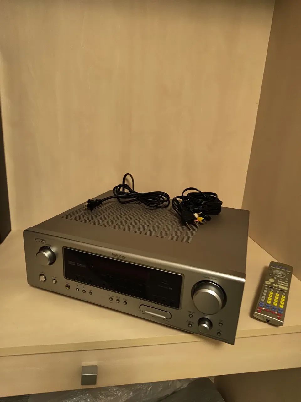 Receiver Denon AVR 686 com controle - Aparelhos de Som - Jardins