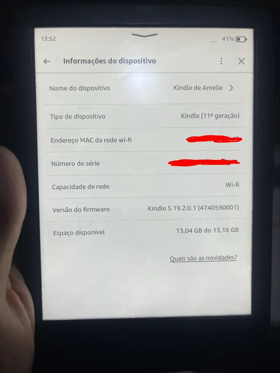 Kindle 11ª Geração (Excelente Condições)  - Foto 4
