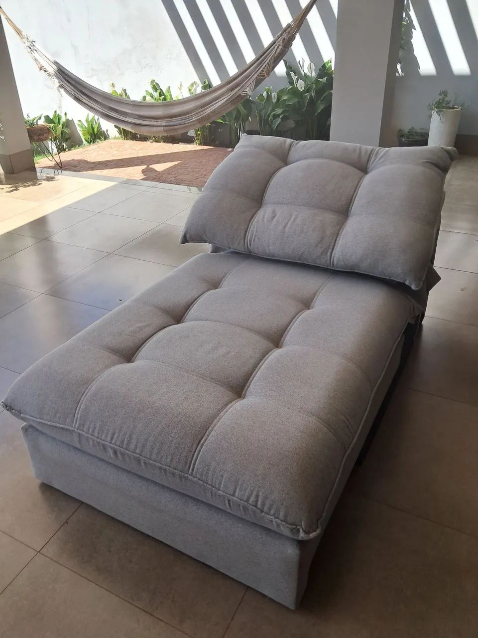 Poltrona sofá reclináveis em linho - Foto 2