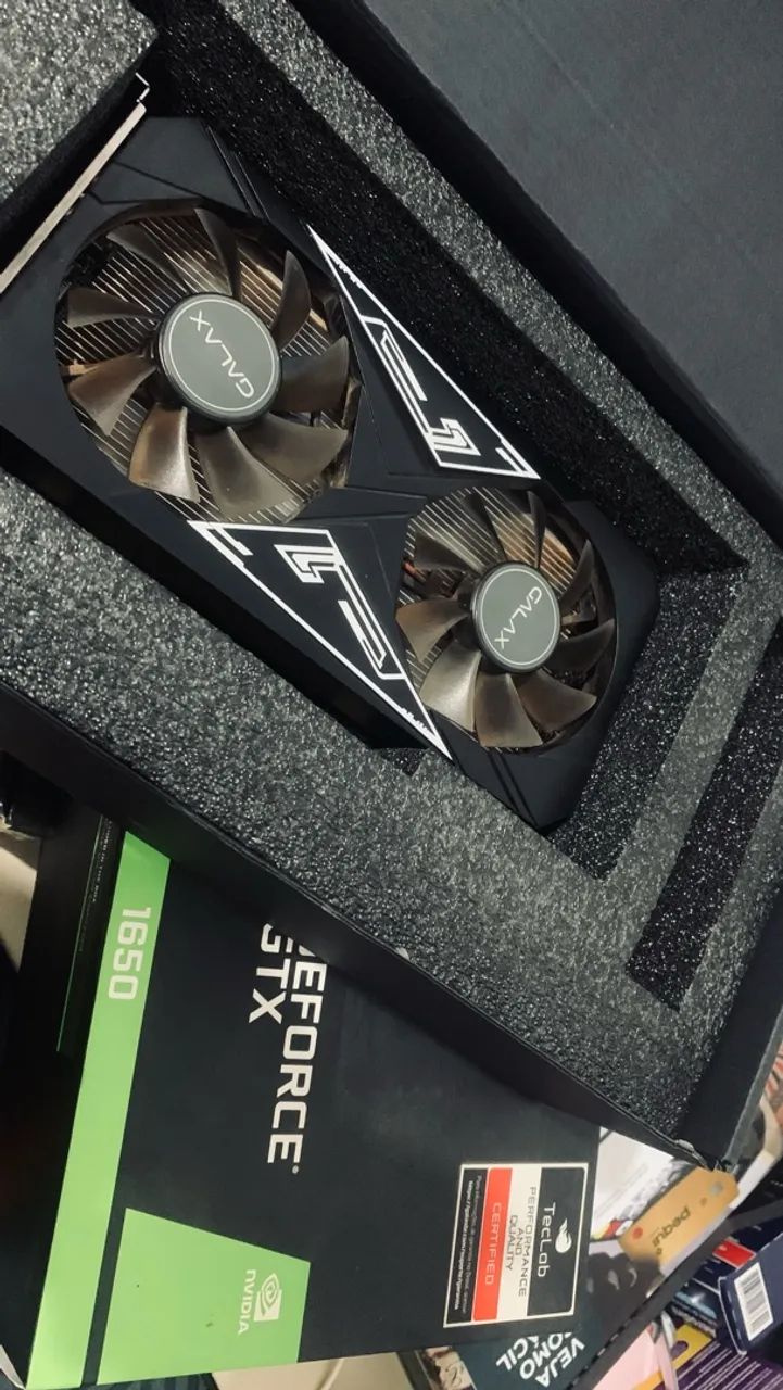 Placa NVIDIA 1650 da Galaxy