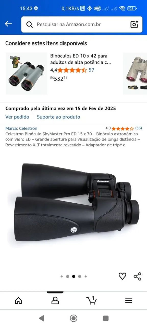 Binoculos de observacao - Foto 3