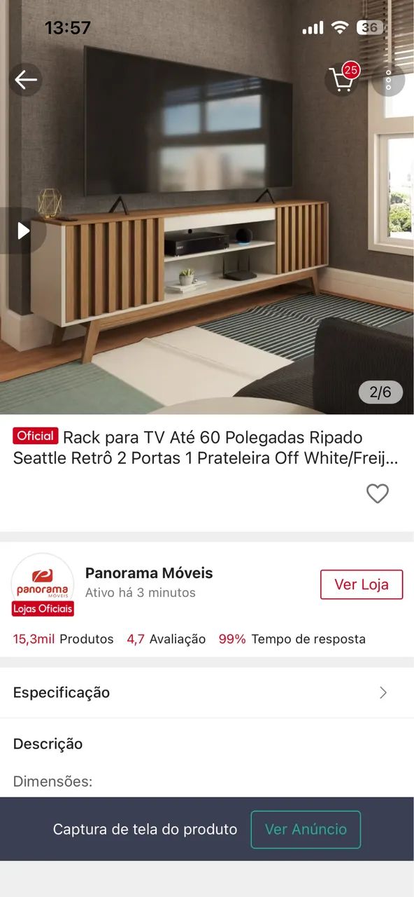 Rack para Tv - Foto 2