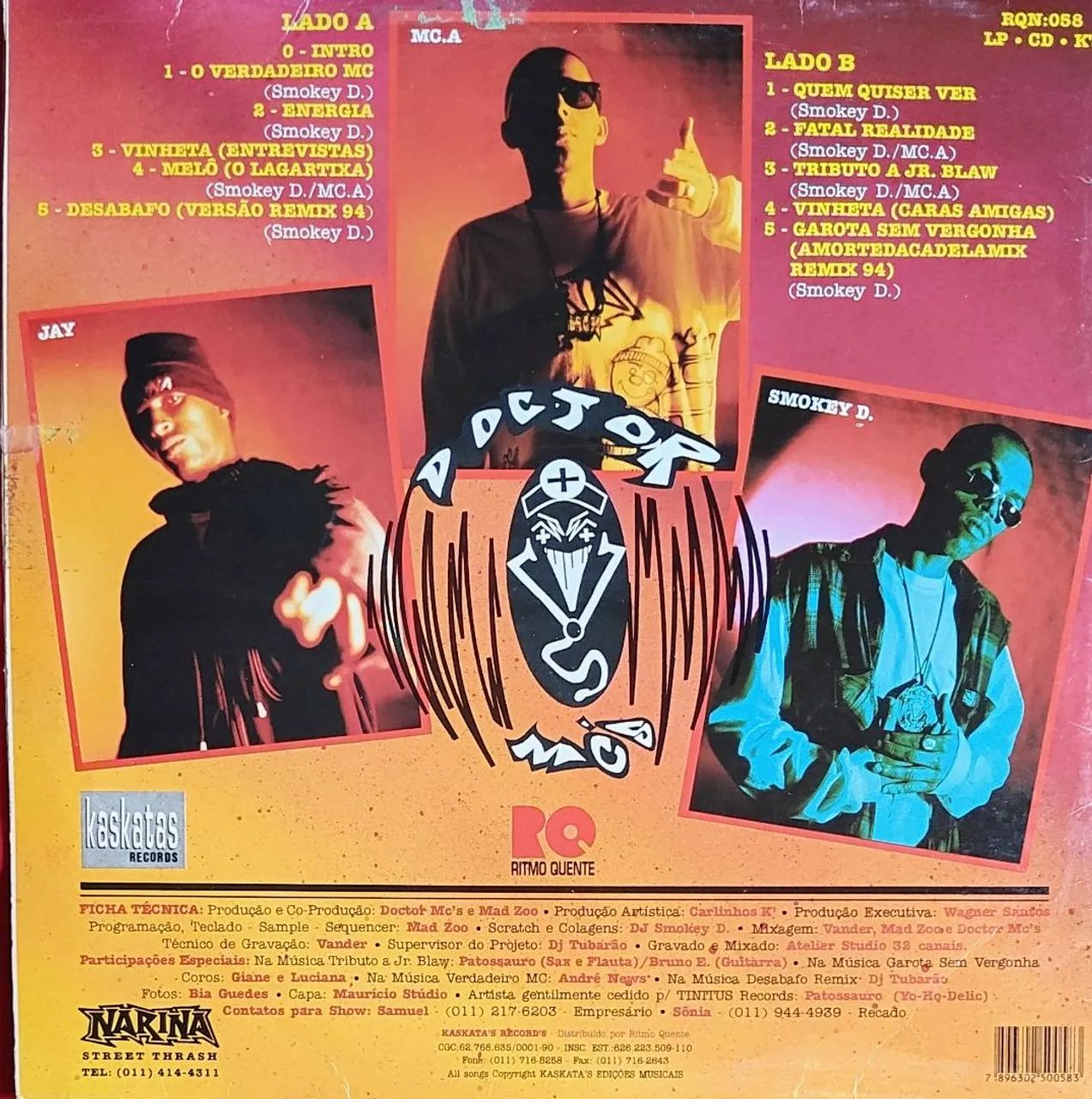 Vinil Doctor MC's - Para Quem Quiser Ver - Foto 2