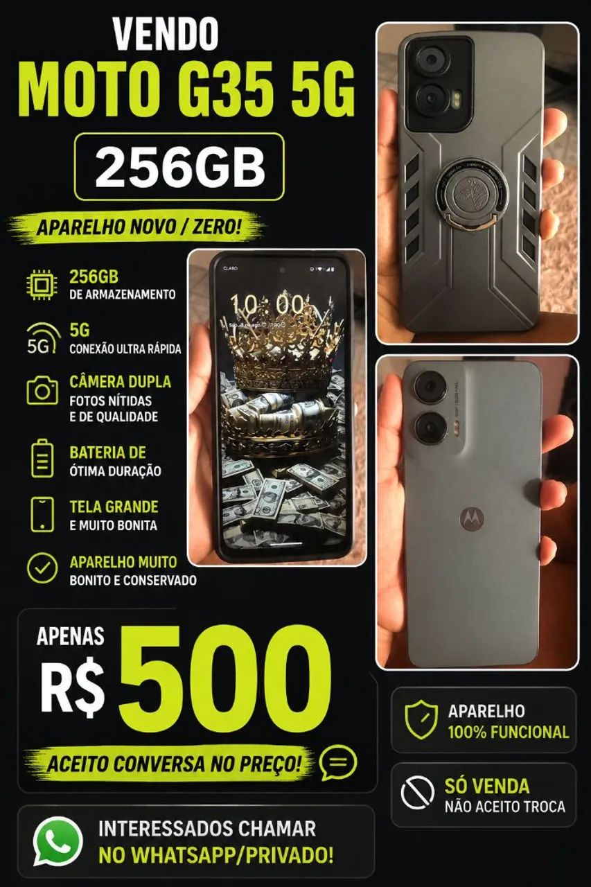 Moto g35 5g 260gb zero