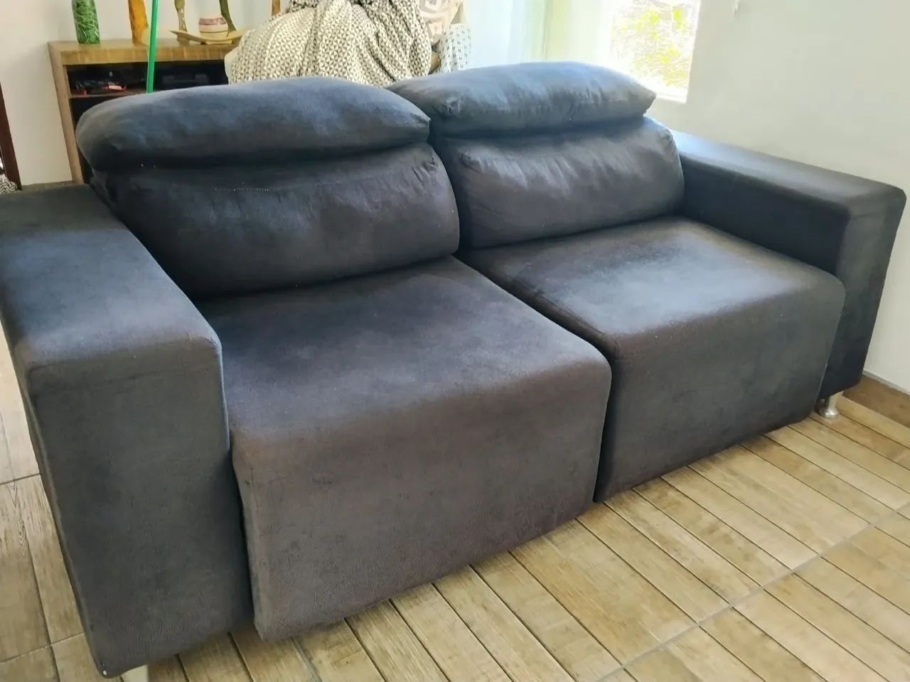 Sofa - Preto / 2 lugares - Foto 3