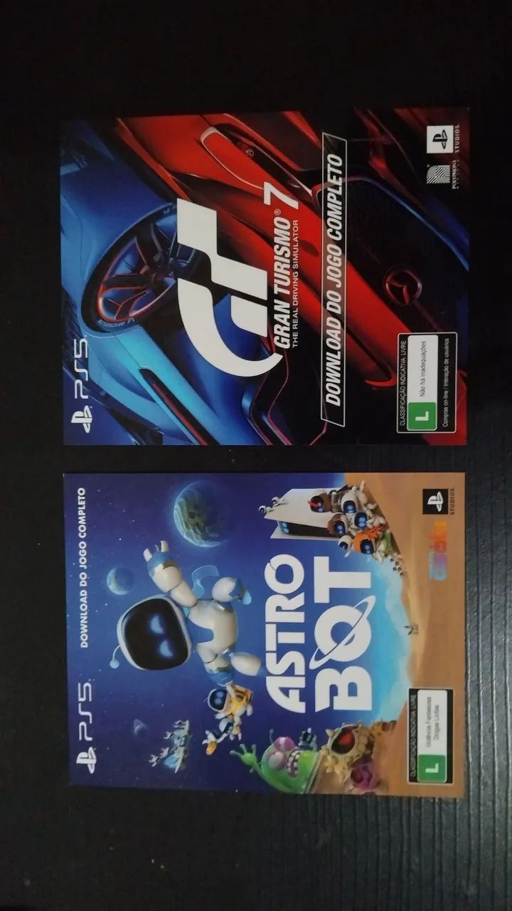 Astro bot + Gran Turismo 7 (PS5) - Códigos Digitais Originais 