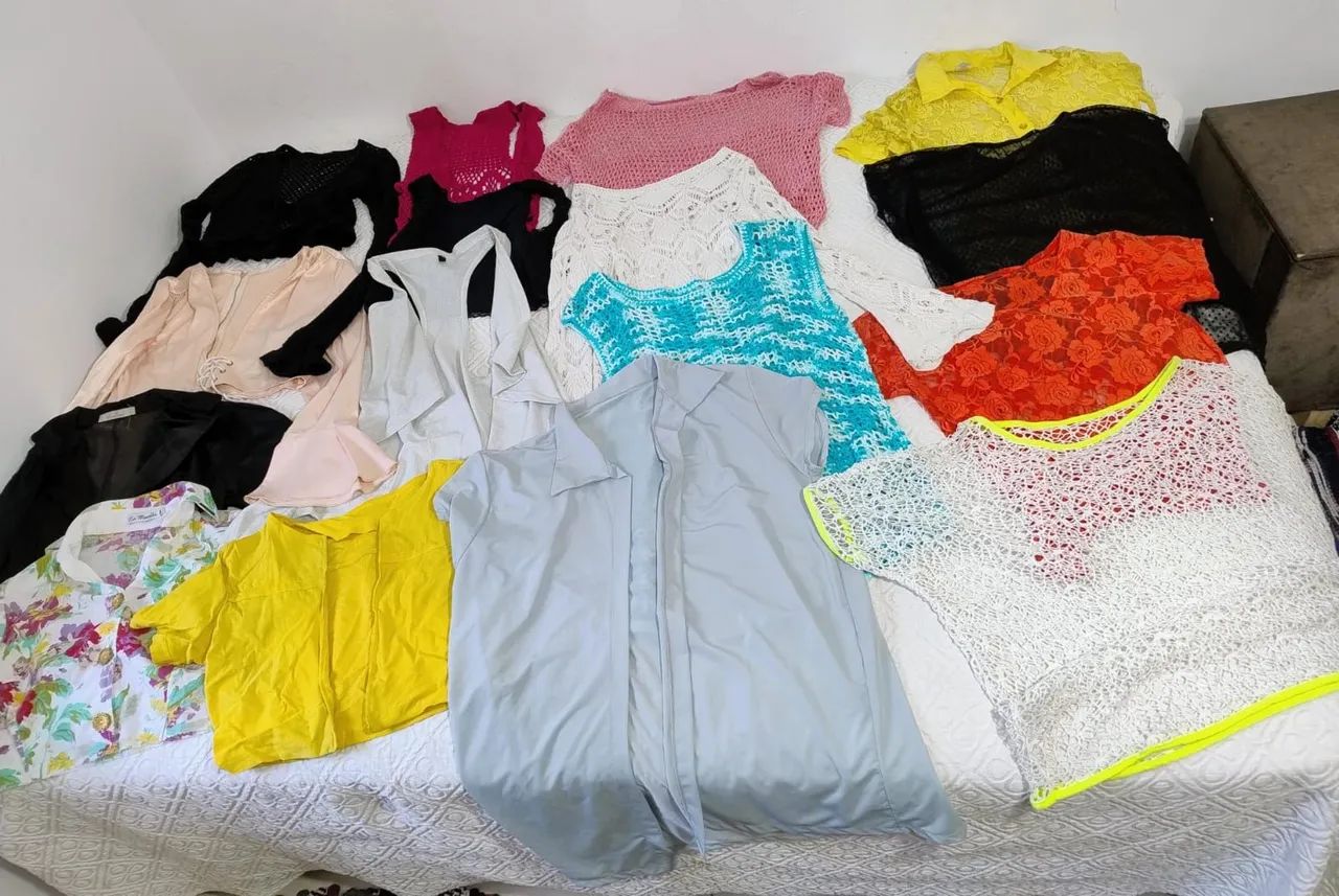 LOTE roupas de PRAIA, ACADEMIA, coletes e etc. - Foto 4