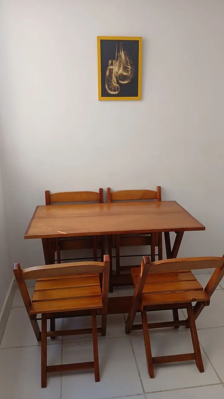 Mesa de madeira dobrável  - Foto 2