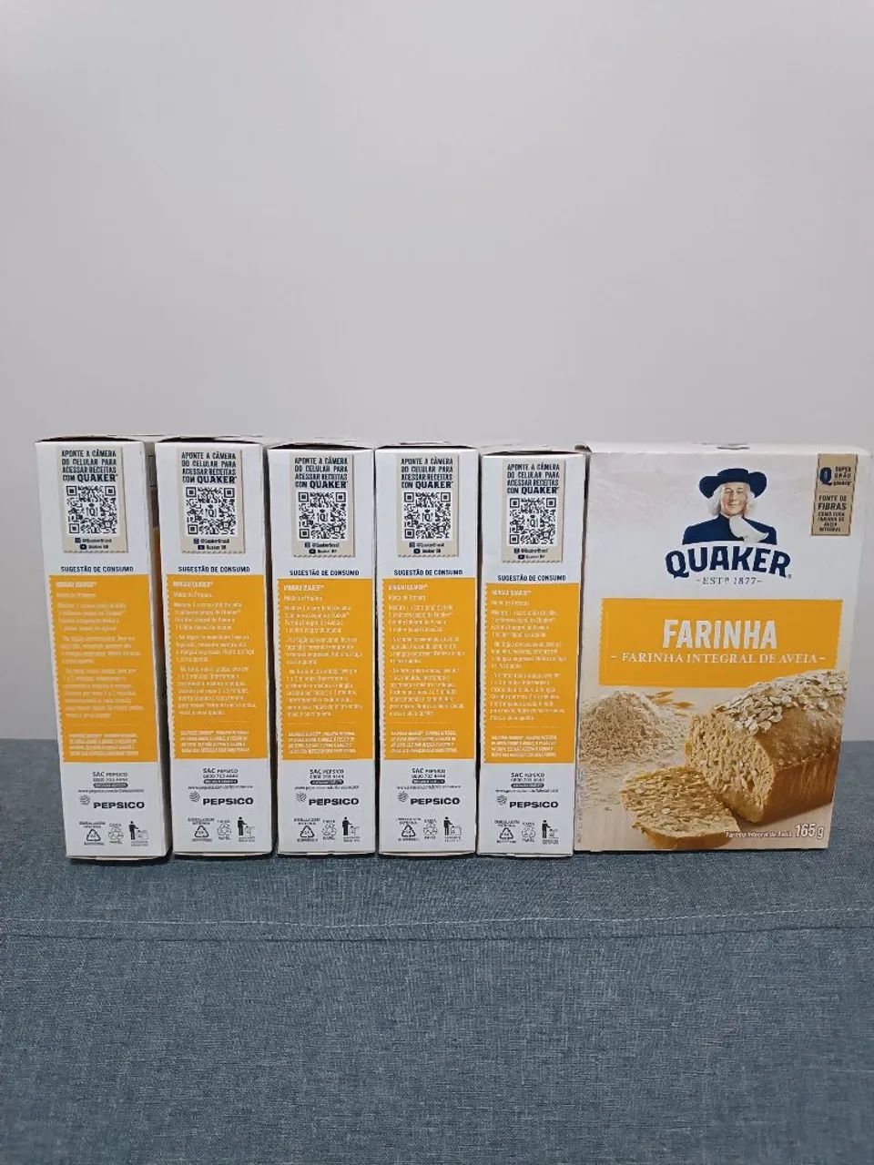 Farinha de aveia quaker 