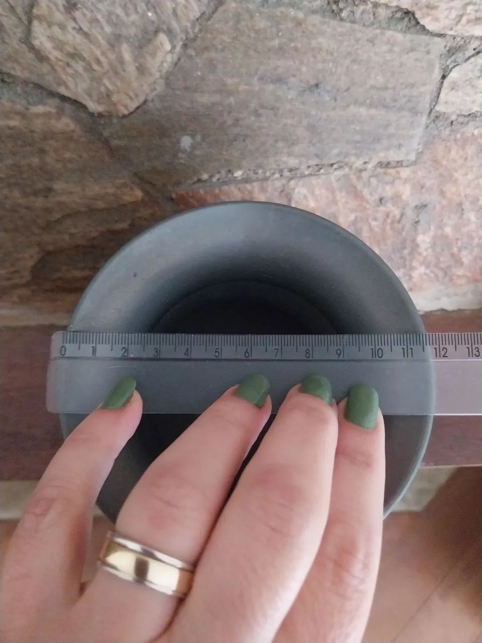 Peça/Vaso antigo em metal  - Foto 5
