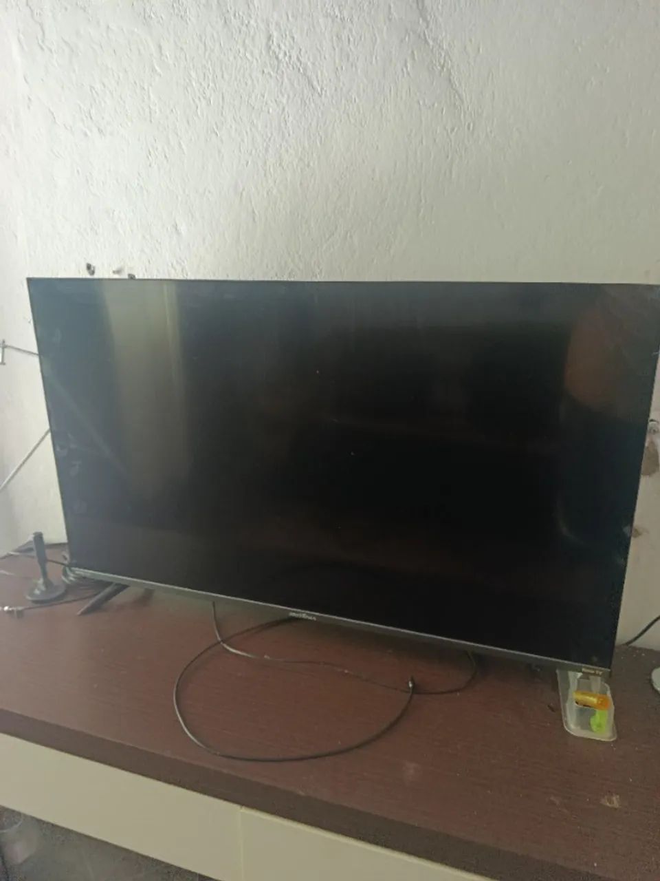 Smart TV Britânia 43p tela quebrada - Foto 2