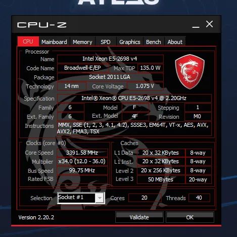 Xeon E5 2698 v4 - IMPECÁVEL - Foto 3