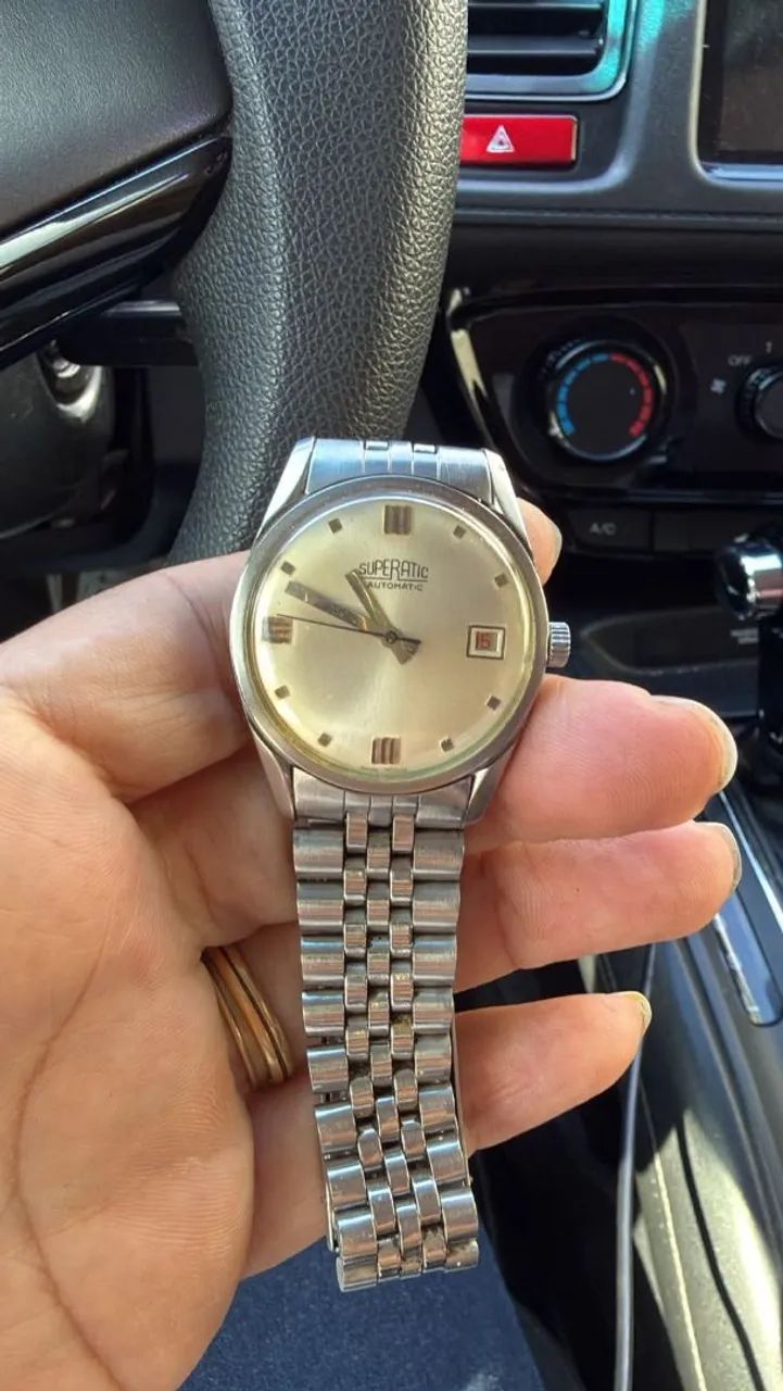 Relógio Superatic Automático Vintage