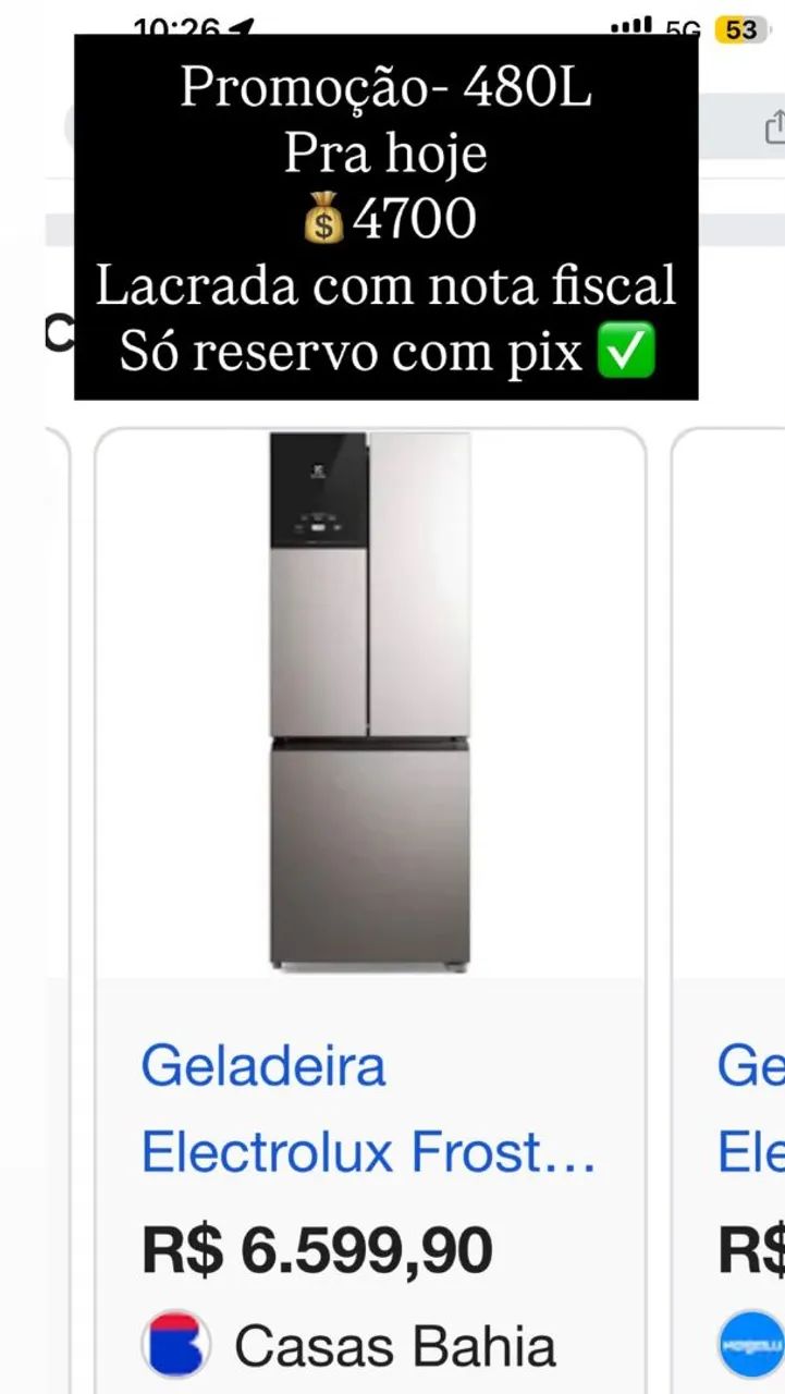 Geladeira Eletrolux  - Foto 2