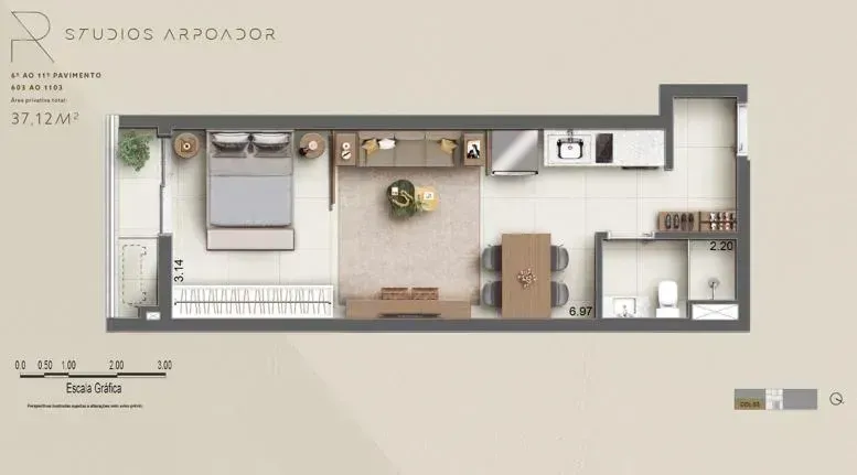 PLANTA 37m²